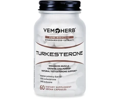 VemoHerb Turkesterone (Ajuga turkestanica ekstraktas) 60 kaps.