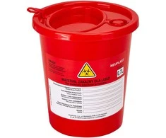 Activeshop Medicininių atliekų konteineris 0,7 l raudonas