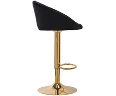 Activeshop Baro kėdė STILISIMUS VELVET Juodas GOLD