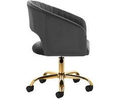 Fotelis Activeshop Biuro kėdė su ratukais 4Rico QS-OF212G Velvet Pilkas