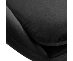 Fotelis Activeshop Biuro kėdė su ratukais 4Rico QS-MF18G Velvet Juodas