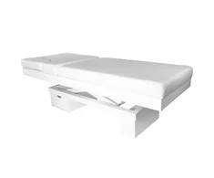 Activeshop Elektrinis masažo stalas su apšvietimu AZZURRO SPA WOOD Baltas 2 MOTOR HEATED
