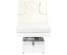 Activeshop Elektrinis masažo stalas su apšvietimu AZZURRO SPA WOOD Baltas 2 MOTOR HEATED