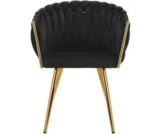 Activeshop Fotelis 4Rico QS-GW06G Velvet Juodas