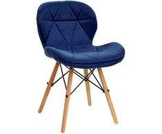 Activeshop Kėdė 4Rico QS-186 Scandi Velvet Mėlyna