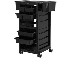 Activeshop Kirpėjo vežimėlis GABBIANO HAIRDRESSER HELPER 68A Juodas