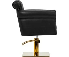 Activeshop Kirpyklos kėdė GABBIANO PROFESSIONAL HAIRDRESSING CHAIR BERLIN GOLD Juodas