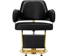 Activeshop Kirpyklos kėdė Gabbiano Professional Hairdressing Chair Linz Juodas Gold