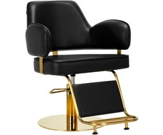 Activeshop Kirpyklos kėdė Gabbiano Professional Hairdressing Chair Linz Juodas Gold