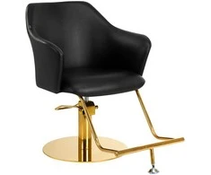 Activeshop Kirpyklos kėdė HAIRDRESSING CHAIR MARBELLA GOLD Juodas