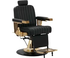 Activeshop Kirpyklos kėdė Professional Barber Chair Gabbiano Marcus Gold Juodas