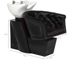 Activeshop Kirpyklos plautuvė GABBIANO PROFESSIONAL HAIRWASHER LONDON GOLDEN ARCH BROWN