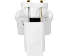 Activeshop Kirpyklos plautuvė GABBIANO PROFESSIONAL HAIRWASHER BERLIN VERSAILE GOLD Baltas