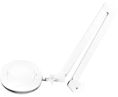 Activeshop Kosmetologinė LED lempa su lupa ELEGANTE 60LED 5D 5/10W ADJUSTABLE Baltas