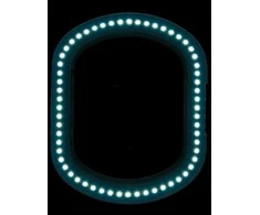 Activeshop Kosmetologinė LED lempa su lupa ir stovu ELEGANTE 60LED 5D 5/10W ADJUSTABLE Baltas