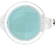 Activeshop Kosmetologinė LED lempa su lupa GLOW 5D 8W Baltas (tvirtinama prie stalo)