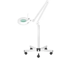 Activeshop Kosmetologinė lempa LED su lupa ir stovu 5D 22W Baltas
