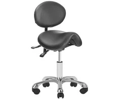 Activeshop Kosmetologinė meistro kėdutė COSMETIC STOOL GIOVANNI Juodas