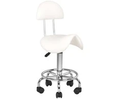 Activeshop Kosmetologinė meistro kėdutė STOOL BEAUTY 3 Baltas