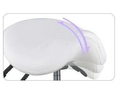 Activeshop Kosmetologinė meistro kėdutė COSMETIC STOOL GIOVANNI Baltas