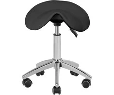 Activeshop Kosmetologinė meistro kėdutė STOOL BEAUTY ROUND Juodas
