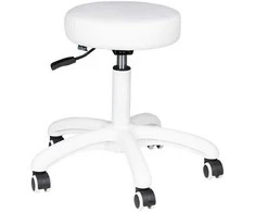 Activeshop Kosmetologinė meistro kėdutė BEAUTY STOOL ELEGANT Baltas