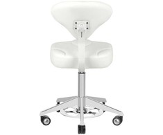 Activeshop Kosmetologinė meistro kėdutė AZZURRO BUMP-UP Baltas