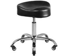Activeshop Kosmetologinė meistro kėdutė GABBIANO HAIRDRESSER CHAIR Juodas