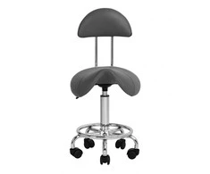 Activeshop Kosmetologinė meistro kėdutė STOOL BEAUTY 3 Pilkas