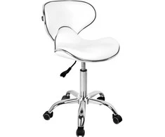 Activeshop Kosmetologinė meistro kėdutė Gabbiano Q-4599 Baltas