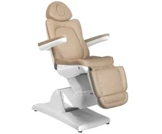 Activeshop Kosmetologinis krėslas AZZURRO 870 ELECTRIC 3 MOTOR Cappuccino
