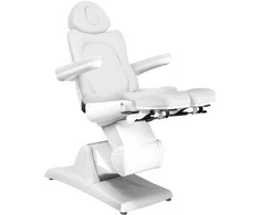 Activeshop Kosmetologinis krėslas AZZURRO 870 PEDI ELECTRIC 3 MOTOR Baltas