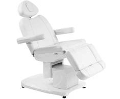 Activeshop Kosmetologinis krėslas AZZURRO 708A ELECTRIC 4 MOTOR Baltas HEATED