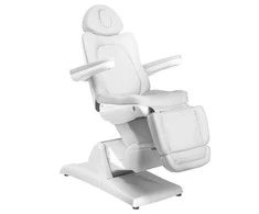 Activeshop Kosmetologinis krėslas AZZURRO 870 ELECTRIC 3 MOTOR Baltas