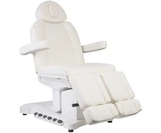 Activeshop Kosmetologinis krėslas Azzurro Pedi Pro Electric 3 Motor Foot Control Baltas Heated