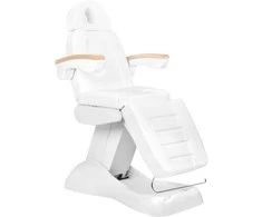 Activeshop Kosmetologinis krėslas ELECTRIC 3 MOTORS LUX HEATING Baltas
