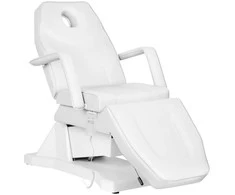Activeshop Kosmetologinis krėslas ELECTRIC COSMETIC CHAIR 1 MOTOR Baltas
