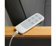 Activeshop Kosmetologinis krėslas SILLON PRESTIGE LUX ELECTRIC 3 MOTOR Pilkas
