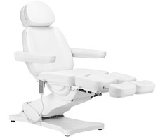 Activeshop Kosmetologinis krėslas SILLON CLASSIC 2 MOTOR ELECTRIC PEDI Baltas