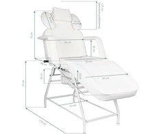 Activeshop Kosmetologinis krėslas VISAGE Baltas