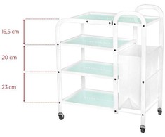 Activeshop Kosmetologinis vežimėlis 1031 GIOVANNI