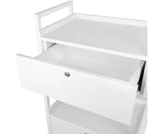 Activeshop Kosmetologinis vežimėlis GIOVANNI 1019 Baltas