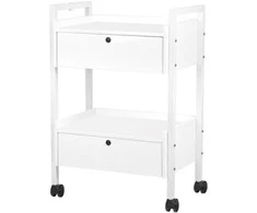 Activeshop Kosmetologinis vežimėlis GIOVANNI 1019 Baltas