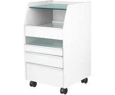 Activeshop Kosmetologinis vežimėlis su integruotu UV sterilizatoriumi 984 Pilkas