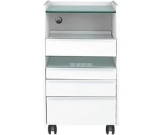Activeshop Kosmetologinis vežimėlis su integruotu UV sterilizatoriumi 984 Pilkas