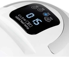 Activeshop Nagų lempa UV LED Glow S1 168W Baltas Sidabrinis