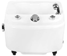 Activeshop Pedikiūro vonelė su hidromasažu Azzurro A023 Chrome
