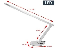 Activeshop Stalinė lempa LED 8W ALUMINUM Sidabrinis