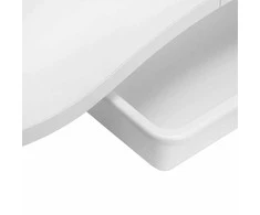 Activeshop Sulankstomas kosmetologinis stalas 4031 Wheels Baltas