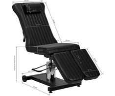 Activeshop Tatuiruočių krėslas Pro Ink 611 Juodas